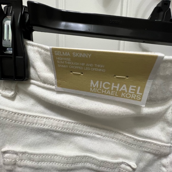 Michael Kors Selma hi rise cropped skinny Jean size 8 - Picture 6 of 7